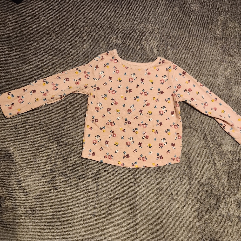 Girls Long Sleeve Floral 24M Shirt